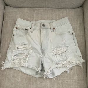 Levi’s high waste shorts